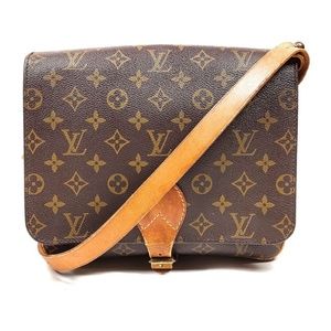 Louis Vuitton LV Shoulder Bag Cartouchiere GM Brown Monogram